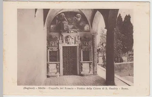 (57205) AK Rom, Roma, Capella del Rosario, Sybille, vor 1945