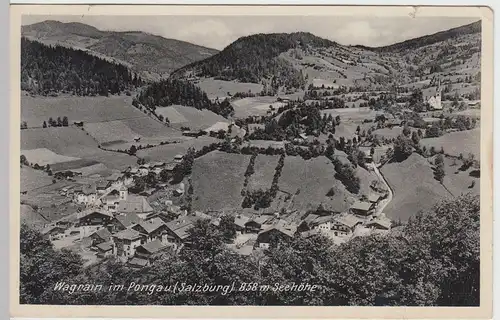 (57170) AK Wagrain, Pongau, Panorama 1942