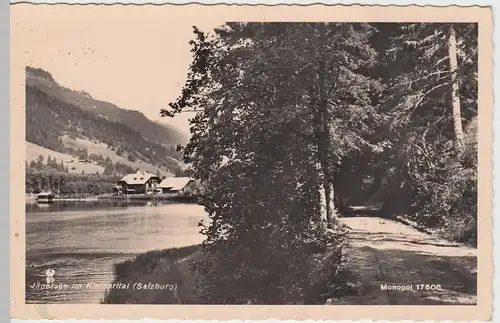 (57127) Foto AK Jägersee, Kleinarltal, Salzburg , vor 1945