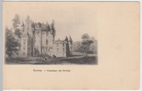 (57077) Künstler AK Doune Castle, Schottland, bis um 1905