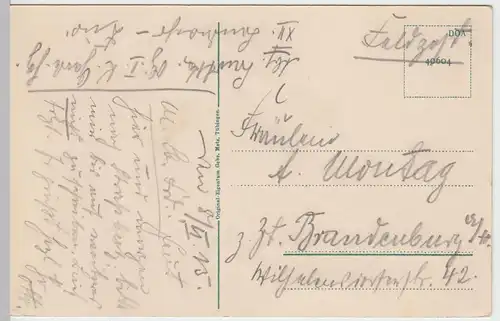 (57058) AK Colmar, Elsass, Panorama, Martinsmünster, Feldpost 1915