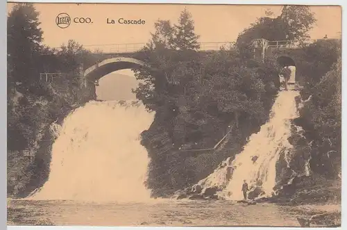 (57027) AK Coo, Belgien, la Cascade, Wasserfälle, vor 1945