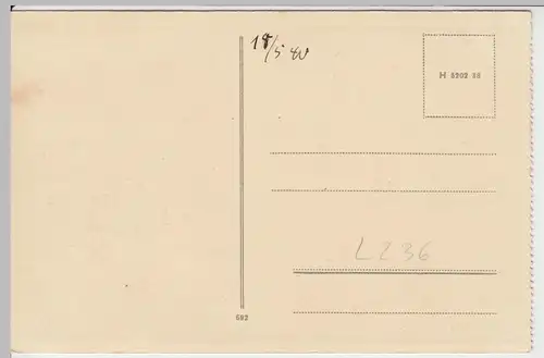 (56940) AK Telemark, Löveid Sluser, Schiffs-Schleuse 1940