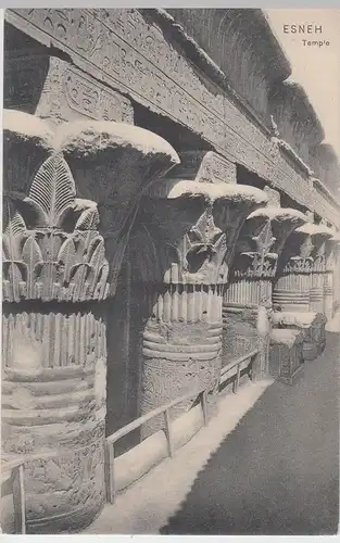 (56889) AK Esneh, Esna, Tempel, vor 1945