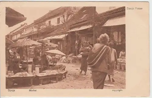 (56885) AK Djocja, Market, 1926