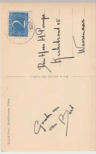 (56863) Foto AK Uden, Kapel Eerw. Kruisheeren, O.L. Vrouw ter Linde, 1951