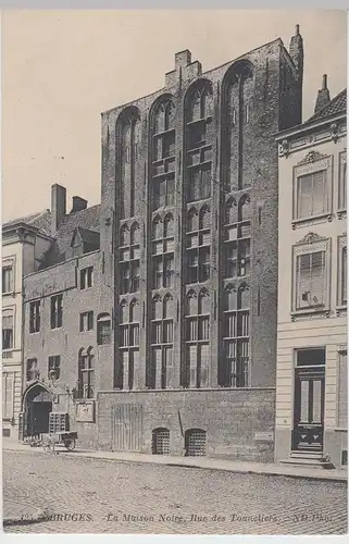 (56832) AK Bruges, Brügge, La Maison Noire, rue des Tonneliers, vor 1945