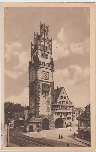 (56819) AK Freiburg i. Br., Schwabentor, 1924