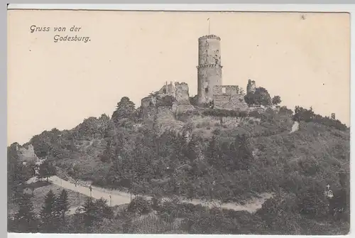 (56731) AK Gruss von der Godesburg, Bad Godesberg, vor 1945