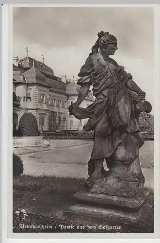 (56650) Foto AK Veitshöchheim, Partie aus dem Hofgarten, vor 1945