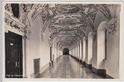 (56622) Foto AK Kloster Wessobrunn, Flur im Gästetrakt, 1930er