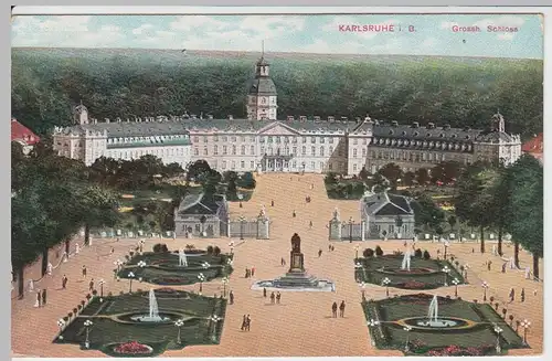 (56516) AK Karlsruhe, Schloss, 1914