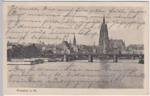 (56487) AK Frankfurt a.M., Gesamtansicht 1915