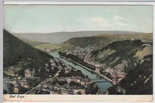 (56474) AK Bad Ems, Totale 1907