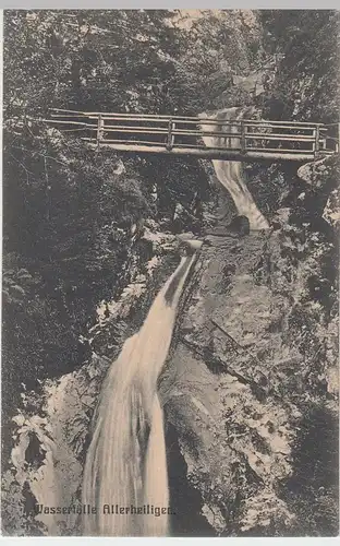 (56424) AK Allerheiligen-Wasserfälle i. Schwarzwald, vor 1945