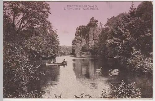 (56390) AK Teutoburger Wald, Externsteine, Wasserseite, Feldpost 1917