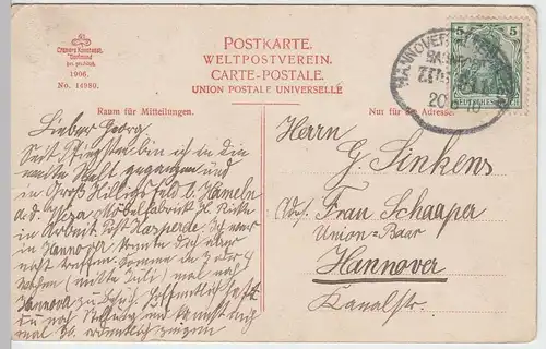 (56384) AK Hameln, Hochzeitshaus, 1910