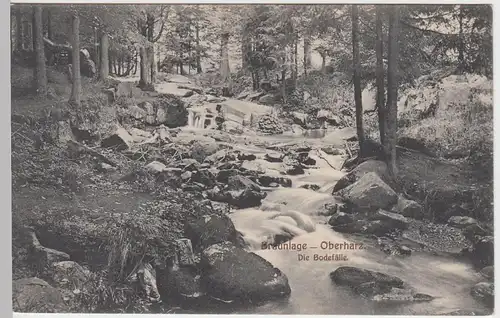 (56378) AK Braunlage i. Oberharz, Bodefälle, vor 1945