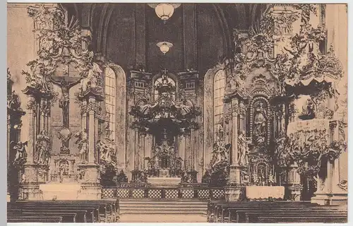 (56362) AK Mainz, St. Peterskirche, Inneres, vor 1945