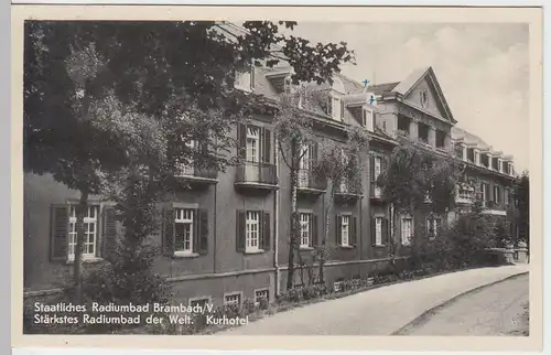 (56298) AK Bad Brambach, Kurhotel, 1958