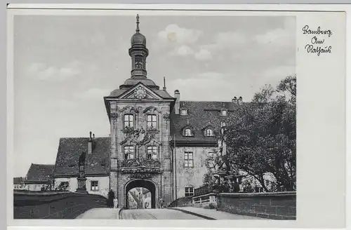 (56234) AK Bamberg, Am Rathaus