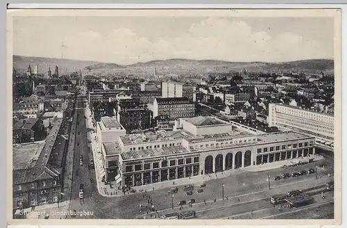 (56189) AK Stuttgart, Hindenburgbau, 1930er