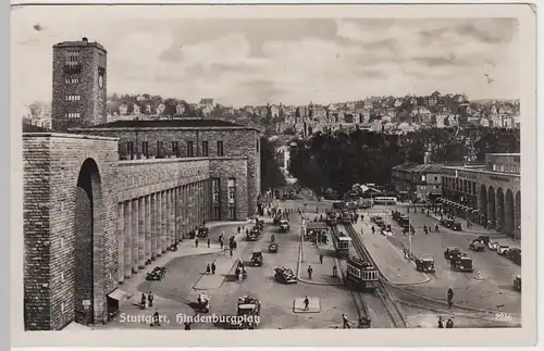 (56187) Foto AK Stuttgart, Hindenburgplatz, 1936