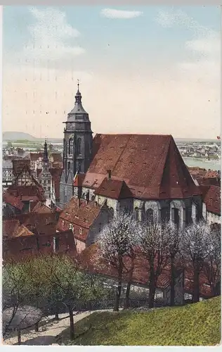 (56108) AK Pirna, Stadtkirche, 1911