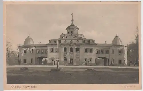 (56074) AK Weimar, Schloss Belvedere, Vorderseite vor 1945