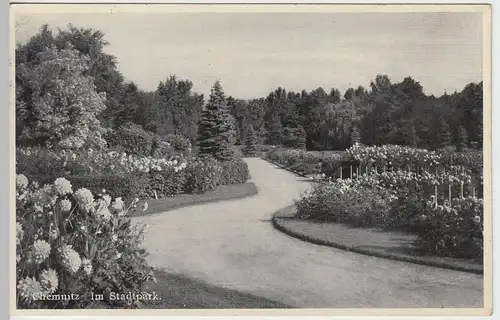 (55908) AK Chemnitz, Stadtgarten 1936