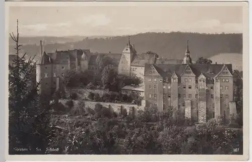(55891) Foto AK Nossen, Schloss 1934