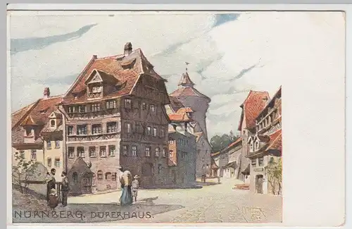 (55880) Künstler AK Nürnberg, Dürerhaus 1907