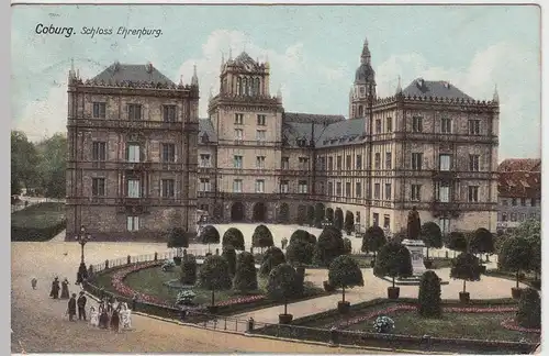 (55850) AK Coburg, Schloss Ehrenburg, um 1907
