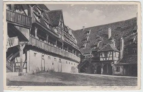 (55802) AK Bamberg, Alte Hofhaltung, Innenhof, vor 1945