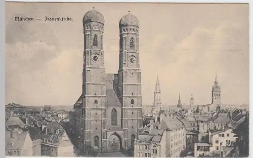 (55770) AK München, Frauenkirche 1912