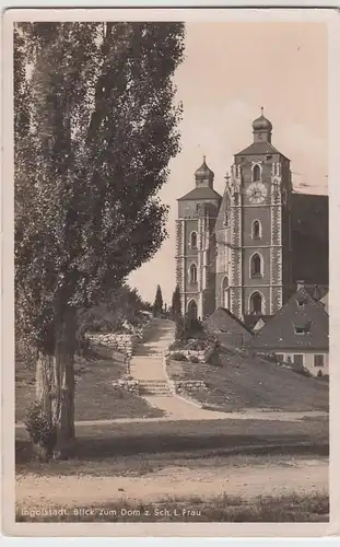 (55669) Foto AK Ingolstadt, Münster Zur Schönen Uns. Lieben Frau, vor 1945