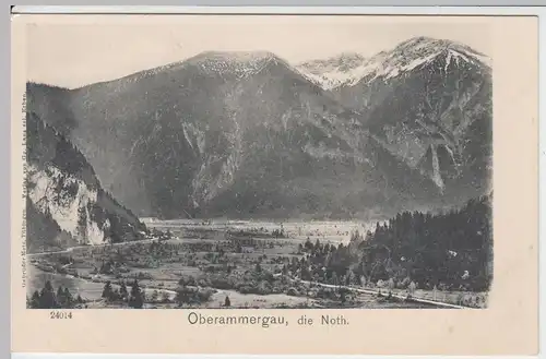 (55665) AK Oberammergau, Noth, bis um 1905