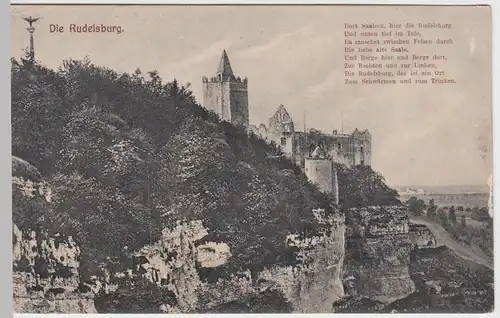 (55542) AK Saaleck, Rudelsburg, vor 1945