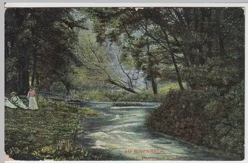 (55391) AK Ruppiner Schweiz, Binenbach, Feldpost 1916