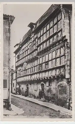 (55382) Foto AK Bourg-en-Bresse, Fachwerkhaus, Vieille maison