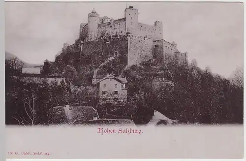 (55161) AK Salzburg, Festung Hohensalzburg, bis um 1905