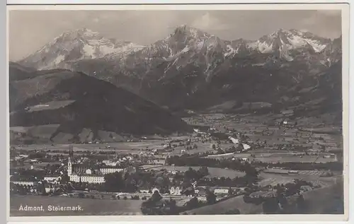 (55086) Foto AK Admont, Steiermark, Panorama mit Stift 1926