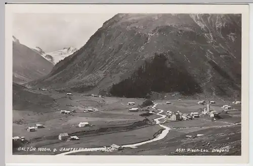 (55050) Foto AK Galtür, Panorama, Jamtalferner 1938-42