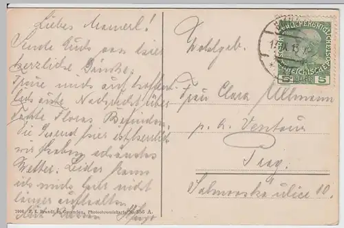 (55041) AK Gmunden, Restaurant Hois'n, Traunstein, Salzkammergut 1913