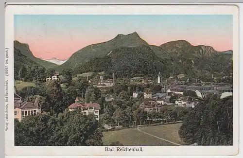 (54114) AK Bad Reichenhall, Gesamtansicht, 1908