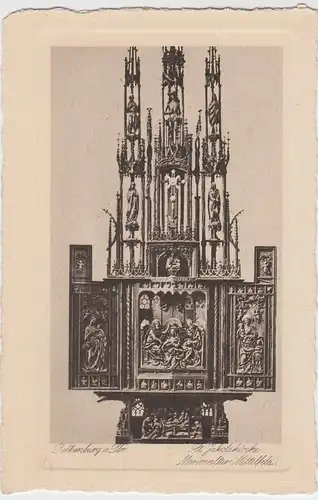 (54010) AK Rothenburg o.d. T., St.Jakobskirche, Altar, Büttenkarton, vor 1945
