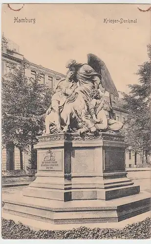 (53878) AK Hamburg, Krieger-Denkmal, vor 1945