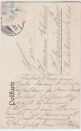 (53850) AK Hannover, Bismarcksäule, 1905-1909