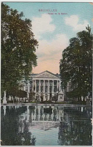 (53762) AK Bruxelles, Brüssel, Palais de la Nation, vor 1945
