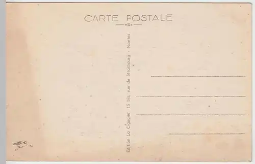 (53554) AK Nantes, Place du 355e-Régiment-d'Artillerie, vor 1945